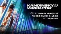 В ГигаЧате появилась бесплатная генерация видео в Full HD со звуком благодаря модели Kandinsky 6.0 Video